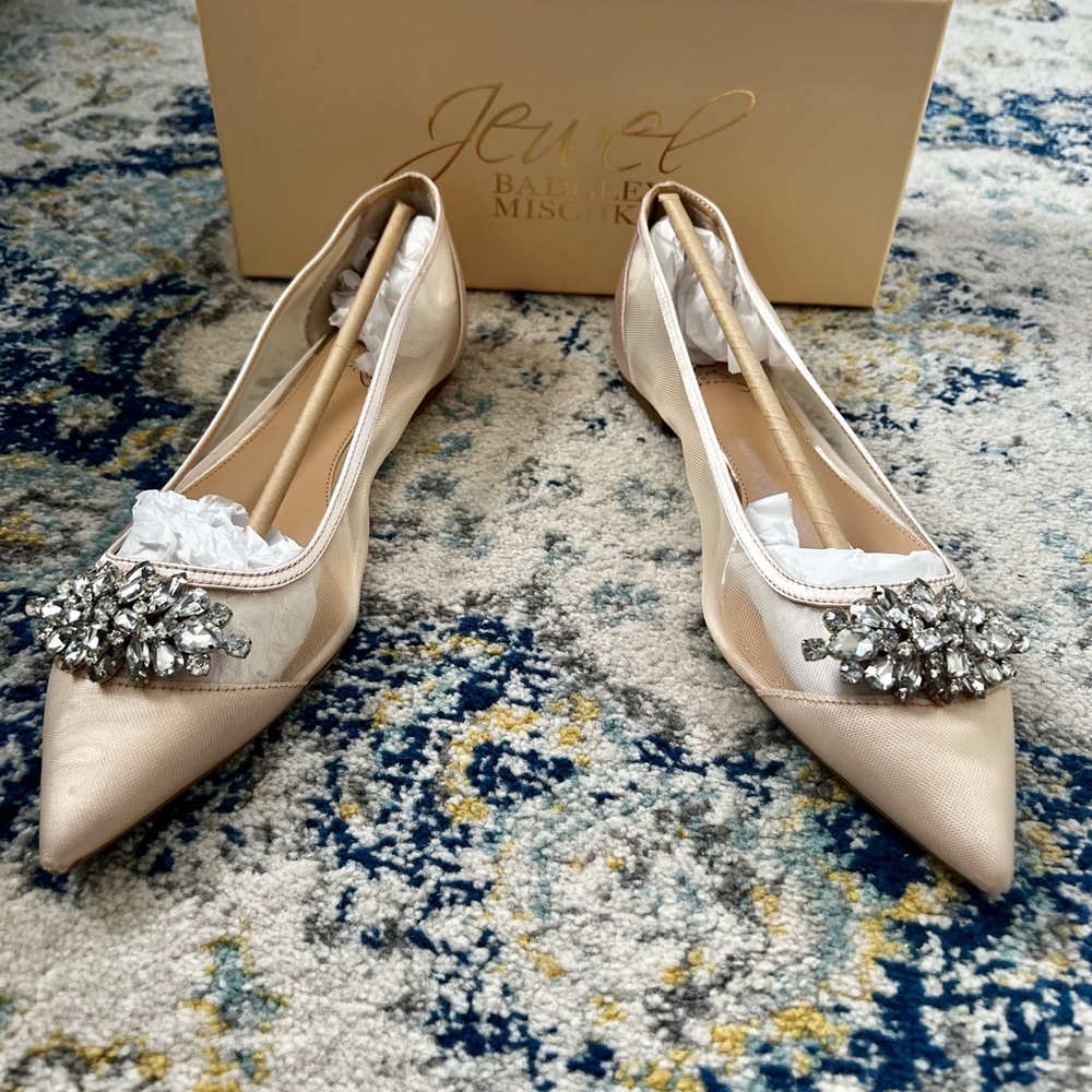 Badgley Mischka Jewel Flats